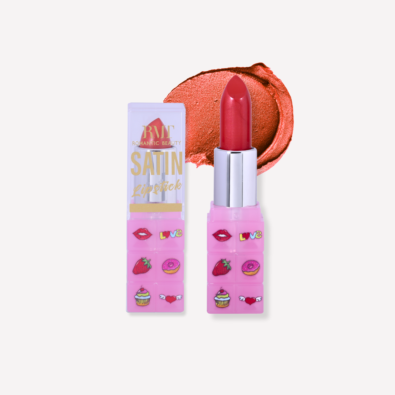 Satin Lipsticks - Red