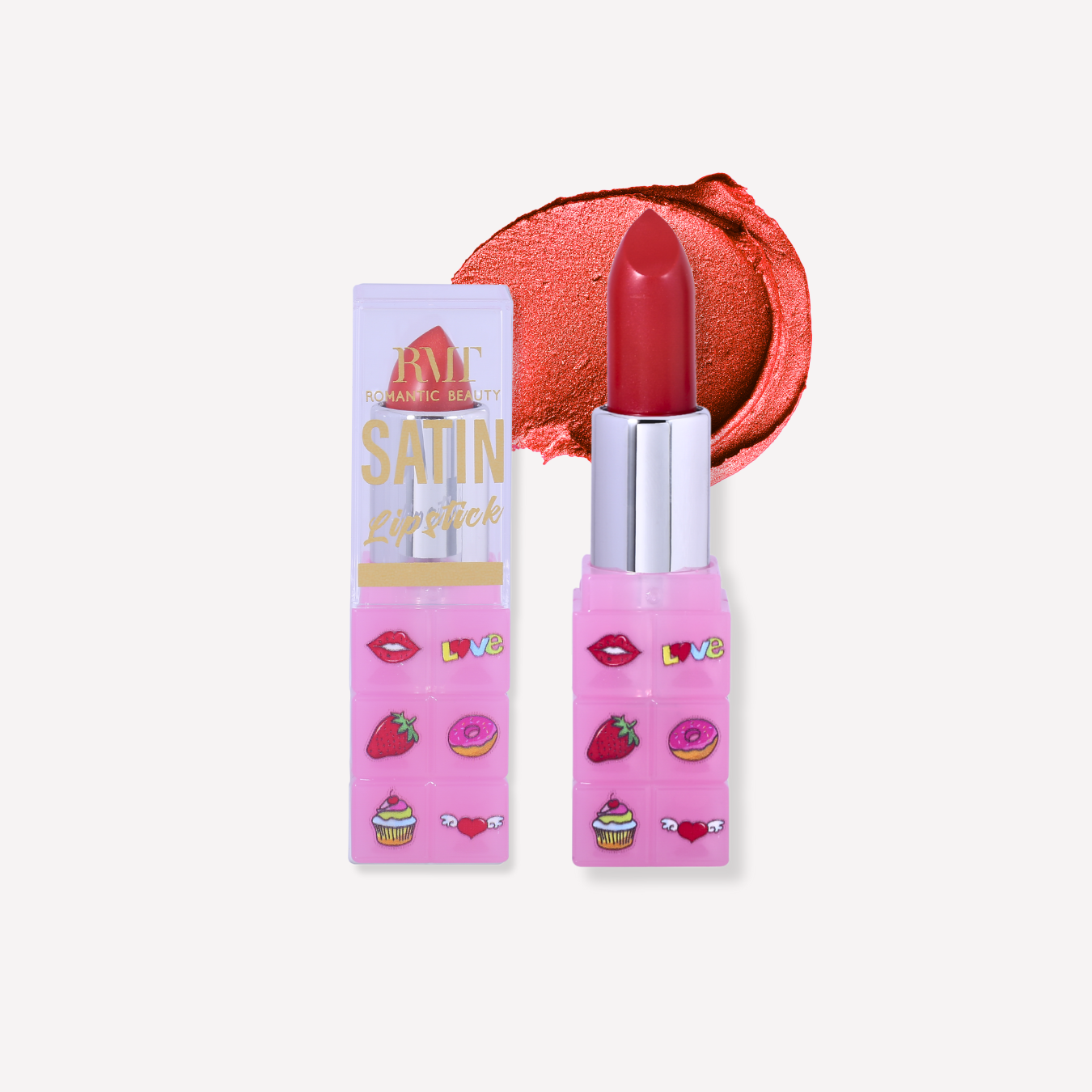 Satin Lipsticks - Red
