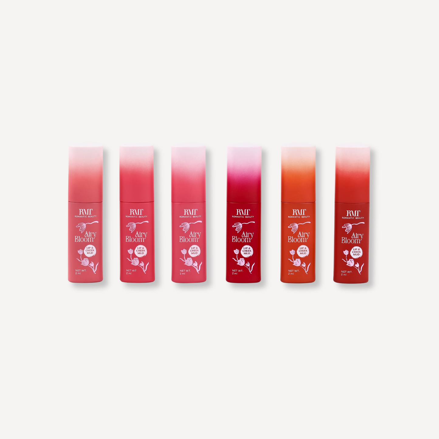 Airy Bloom Lip Mud (Reds)